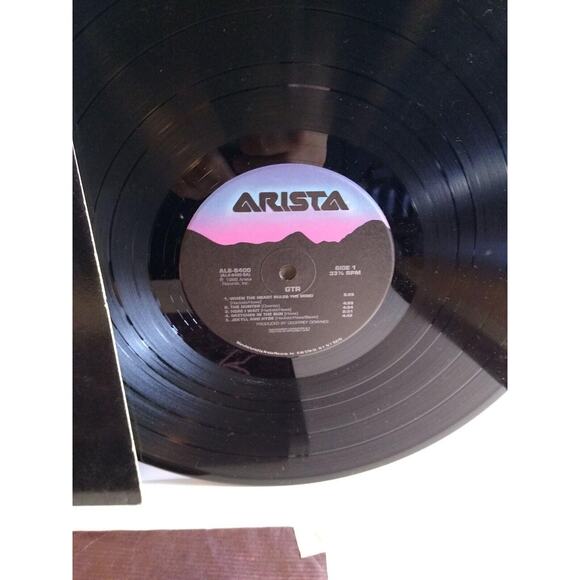 GTR Vinyl LP Record Album 1986 Pop Classic Rock When The Heart Rules The Mind - Picture 3 of 4